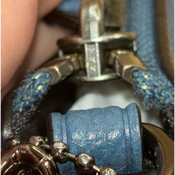 Coach 59381 Tea Rose Teal Nolita 19 Wristlet - Picture 11 of 16